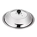 Okładka PAN Stal nierdzewna Okładka Szkło Hartowane Wok Pokrywa Kuchnia Duży rozmiar Wymiana Pokrywy (Size : 28cm)