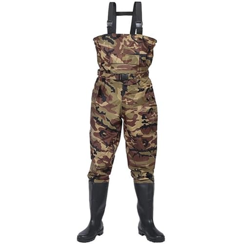 Fishing Waders for Men with Boots, Waterproof Hunting Chest Wader, Lightweight Bootfoot Waders