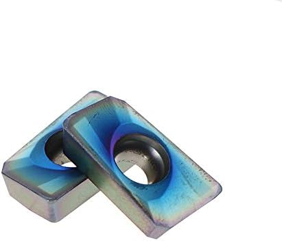 Lathe Tools 10pcs Blue Nano HRC52 APMT1604PDER NB7010 25R0.8 Carbide Inserts for Milling Cutter CNC Tool