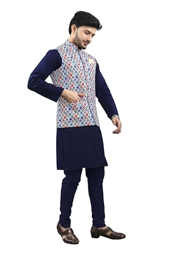 Image of Trustous Traditional Men's Kurta Koti Set (3 PCS SET)