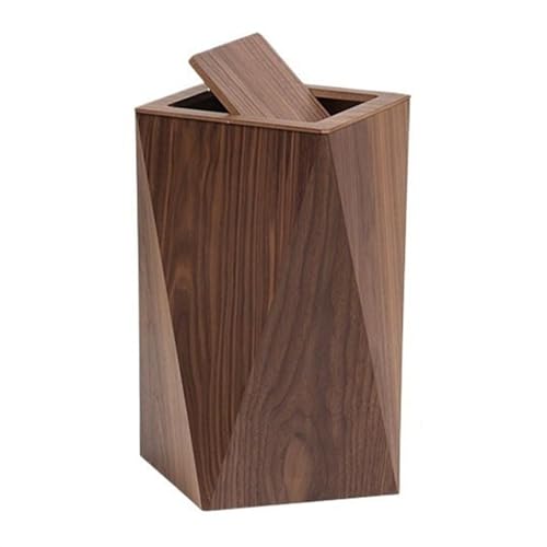 Poubelle à compost en bois et design losange pour une cuisine propre au quotidien