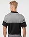 Adidas Heather 3-Stripes Block Sport Shirt S Grey Three