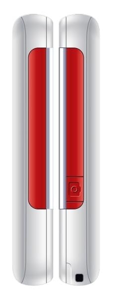 Image of Snexian All-New Rock 7600 Dual Sim |Keypad Mobile| with 1.8 inch Display |Unique Dsign| BT Dialer |MusicExpress|Voice Changer|Long Lasting Battery|Camera|Feature Phone | White Red