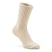 YUN 3 Pairs Men's Natural Pure 100% Wool Warm Boot Winter Socks Traditional Cream