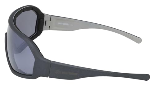 Harley-Davidson Men's Blistering Fixed Foam Sport Sunglasses, Silver Mirror Lens2