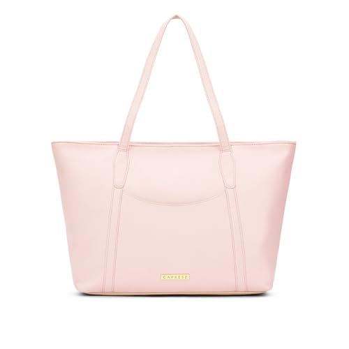 Image of Caprese Jimny Horizontal 16 Inch Laptop Compatible Large Tote Bag for Women with Comfortable Straps | Stylish Shoulder & Handheld Bag | Multi-Compartment Design for Work, Travel