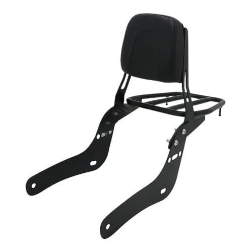 Coussin Dossier Passager Amovible et Porte-bagages en Acier Noir pour Moto CMX 500 300