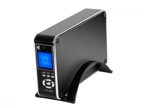 ICY BOX Ib-mp302s-b Lecteur multimédia pour Disque Dur SATA 3,5'