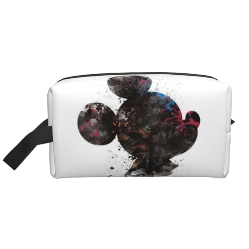 ミッキーマウス 化粧ポーチ トイレタリーバッグ トラベルバッグ 軽量 ミニポーチ おしゃれで かわいい 化粧品収納袋 人気 アニメ ユニセックス 男女兼用