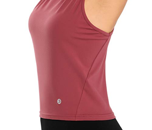 Evobak Workout Tops for Women - Yoga Shirts Racerback Crop Tops Athletic Exercise Gym Running Training Tanks Active Wear