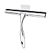 SAIREIDER Shower Squeegee for Shower Doors Bathroom Cleaner Glass Mirror Car Window Wiper Stainless Steel Squeegees 10 Inch