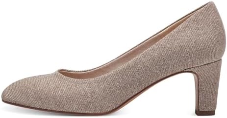 Tamaris dames pumps blokhak, mat wit, 38 EU