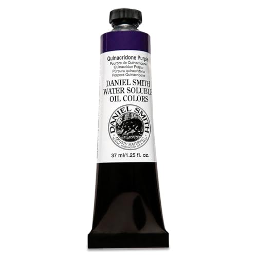 Tube de peinture huile hydrosoluble Quinacridone Purple Daniel Smith 37ml