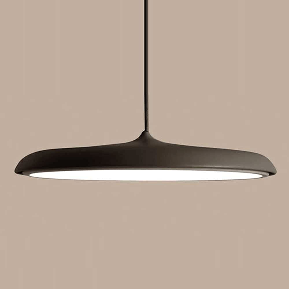 Daoke Chandelier, Modern Simple Light Ceiling Lighting Fixtures Three Tone Color LED Pendant Light, Ceiling Light for Dining Room and Living Room (Color : Black, Size : 40cm)