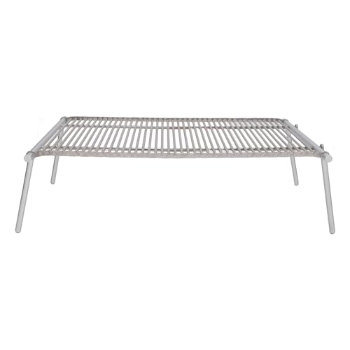 Przenośny stół kempingowy ze stali nierdzewnej składany stolik z boczną torbą Hoo & Sto Bag Cact Stół na zewnątrz do wędkowania BBQ Patio i Tailgating