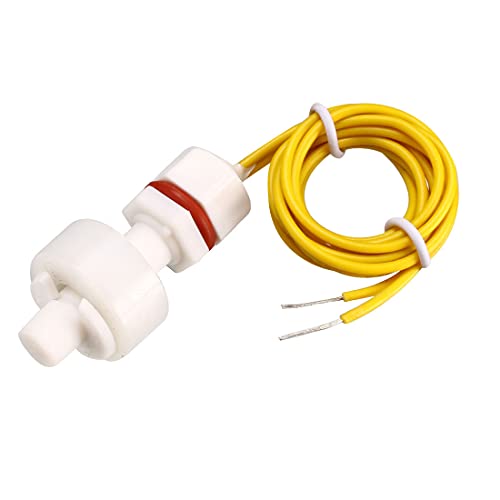 Sourcingmap PP Float Switch for Water Pump Tank Liquid Water Level Sensor M8 37mm Length 5pcs, White, ZP2508 - Image 4