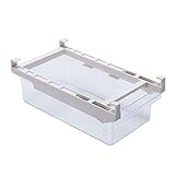 DZAY Kühlschrank Eierhalterung,Tragbarer Eierbehälter Eier Aufbewahrungsbox Eierbox Kunststoff Eierschublade Kühlschrank Eier Vorratsbehälter Eierschublade,Ideale Küchenorganizer,BPA-freier (02)