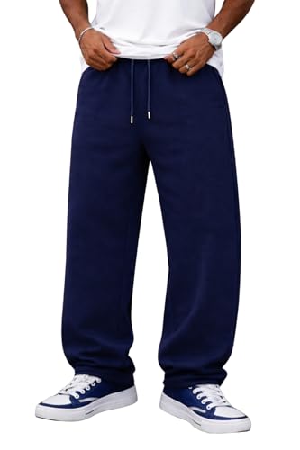 Image of Rockwell Men's Baggy Sweatpants | Cotton Terry Relaxed Fit Joggers for Men | Oversized Streetwear Track Pants | Casual Gym & Everyday Wear| 018