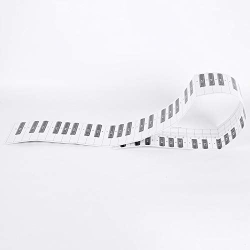Jewecutger Piano d’entraînement à 88 touches et tableau de notes pour derrière le piano, guide d’aide pédagogique pour étudiants débutants - Les Beatles, Paul McCartney, John Lennon, RIngo Starr, George Harrison Jewecutger Piano d'entraînement à 88 touches et tableau de notes pour derrière le piano, guide d'aide pédagogique pour étudiants débutants – Image 6