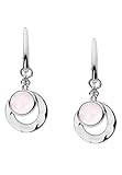 Fossil JFS00494040 Ohrringe Ohrhänger Damen Sterling-Silber Rose Quartz