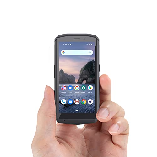 Cubot Pocket 4 Inch Smartphone Without Contract, Android 11 Mobile Phone, 4Gb + 64Gb, 128 Gb Expandable, 3000Mah Battery, 16Mp + 5Mp Camera, 4G Dual Sim Nfc, Gps, Face Id，Black #TOP10