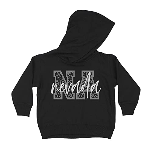 Layered Nevada Kids Hoodie Sweatshirt Toddler 4T Black