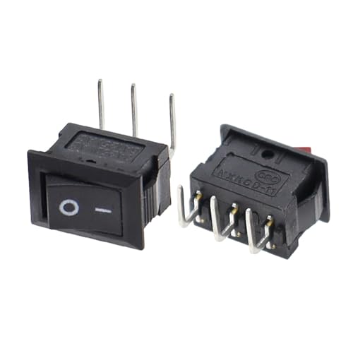 Interruptor basculante KCD11 para reparar lámparas de mesa y proyectos de electrónica 6
