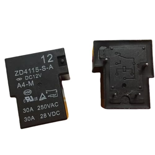 Relais T90 4 broches 12VDC 30A ZD4115-SA pour circuits imprimés