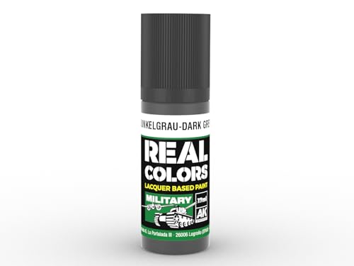 AK Real Colors RC856 Dunkelgrau-ダークグレー RAL 7021 (17ml) (旧RC057)