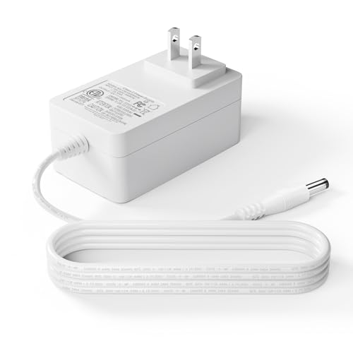 12V 3A Power Supply Adapter, 36W Class 2 Power Supply, ETL Listed DC 12 Volt AC Adapter with 8 Replaceable Tips, Cord Charger for LED Strip Lights, CCTV Camera, Router, Speaker, Monitor