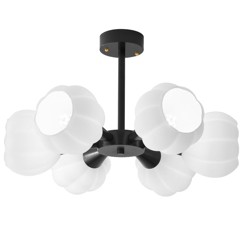 Plafonniers de chambre nordiques G9 en cuivre noir pour couloir et salle d'étude