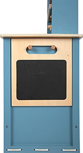 Small Foot Cucina Giocattolo In Legno Terrazzo – Compatta Con Forno, Lavello E Accessori, Gioco Di Ruolo Per Bambini Da 3 Anni, 12728