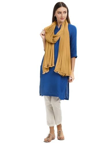 Image of Morrio Chiffon Solid Dupatta For Women