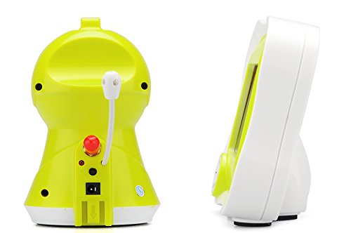 High-Tech Place Baby Monitor - Capteur CMOS 1/3 pouce / Sans-fil / 380 lignes TV / Écran LCD 3,5 pouces / Audio 2 voies / Lecture de la température / Lecteur de musique