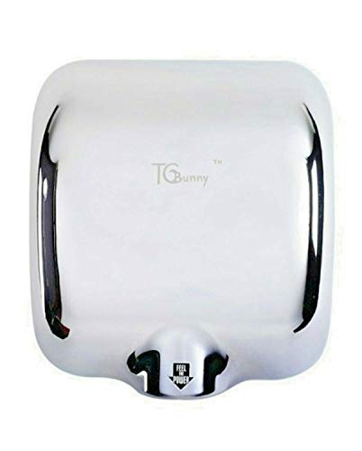 Image of J2200 : TCBunny (1 Pack) Heavy Duty 1800 Watts High Speed 90m /s Automatic Hot Commercial Hand Dryer - Stainless Stee
