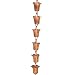 Monarch Pure Copper Tulip Rain Chain Extension, 3 Feet Length