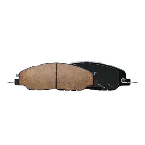 Image of Detroit Axle - Front Brake Pads for 11-14 Ford Mustang, Ceramic Brake Pads 2011 2012 2013 2014 Replacement