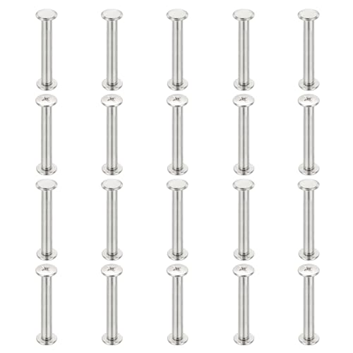 PATIKIL �V�J�S�X�N�����[�A20�Z�b�g M5x38mm �A���~�j�E������ �N���X �t���b�g���X�l�W �V�J�S�X�N�����[ �t�B���b�v�X �o�C���f�B���O�|�X�g�X�N�����[���x�b�g ���U�[�x���g �X�N���b�v�u�b�N �t�H�g�A���o���p �V���o�[
