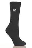 HEAT HOLDERS Ladies Lite Crew Sock, Charcoal, 5-9 (LH2001CHA)