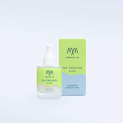 Mermaid + Me Sea Treasure Elixir (30 ml) - Haaröl mit Arganöl und Anti-Spliss Wirkung - feuchtigkeitsspendendes Haar Serum für weiches Haar - warmer Duft Cover