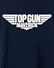 Top Gun Maverick Mens T-Shirt | Adults Classic Logo Short Sleeve Graphic Tee in Navy | Distressed Fighter Jet Vintage Style USA Action Movie Apparel Top | Iconic Film Series Merchandise Gift #2