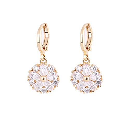 Boucles d'oreilles or jaune 14K élégantes pour illuminer vos tenues de bureau