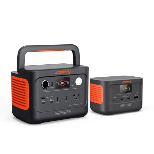 Jackery Explorer 100 Plus Power Station, 99Wh LiFePO4 Battery Power Bank, 3-Port 128W Portable Charger, PD 3.0 Fast Charge, Compatible with MacBook Pro/Air, iPhone 15/14 Series (Solar Panel Optional)