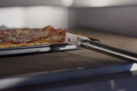 GIMETAL Pinza Regolabile in Acciaio Inox per teglie. Manico 31cm ACPZE