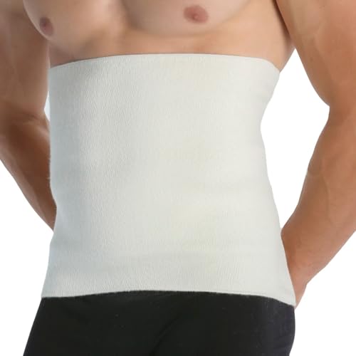 Easy8 – L Pancera Uomo Donna, Fascia Lombare Riscaldante, Pancera Contenitiva, Fascia Addominale, Lana e Cotone, Termica, Panciera Maschile, Elastica, Mal di Schiena, Pancia, Addome