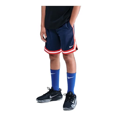 Nike Dri-FIT DNA Big Kids' (Boys') Basketball Shorts (Midnight Navy/White)