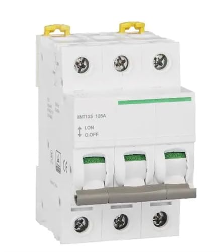 Interrupteur d'isolement miniature rail DIN 125 A 3P pour réseau triphasé