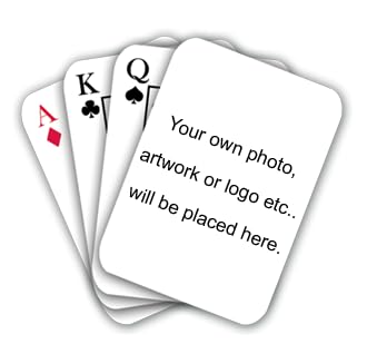 D&L Designs Ltd Personalised Playing Cards your own photo logo or artwork PC 029
