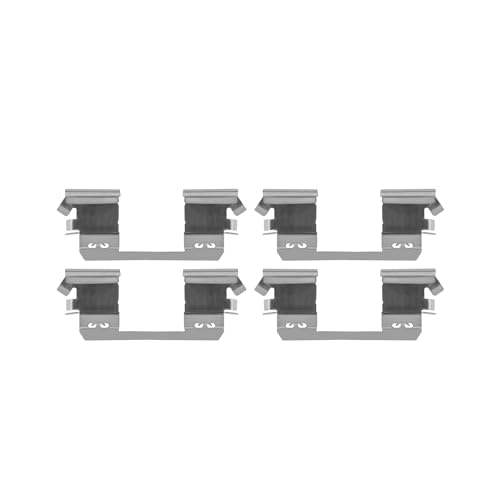 Image of Detroit Axle - Front Brake Pads for 2003-2009 Mercedes-Benz E320, 2006-2009 E350, Ceramic Brake Pads w /Hardware 2007 2008 Replacement