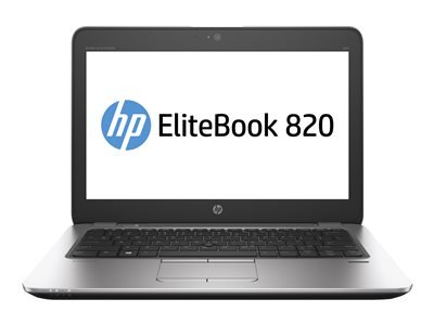 Image of HP 1FX42UT#ABA Elitebook 820 G4 12.5 inch Notebook, Windows, Intel Core I7 2.8 Ghz, 8 GB Ram, 256 GB SSD, Silver